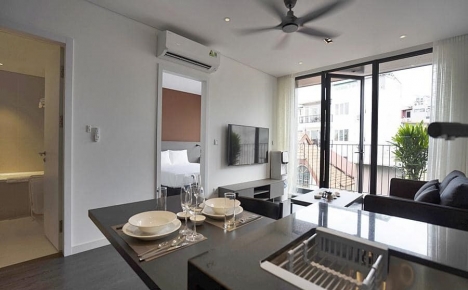 Mặt phố Cửa Bắc, 135m x 9 tầng, MT 6m giá 66  tỷ.