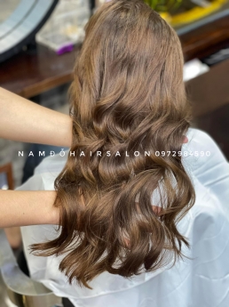 Nhuộm Màu Nâu Vàng Top Salon Làm Đẹp Giá Rẻ Hoài Đức - Nam Đỗ Hair Salon