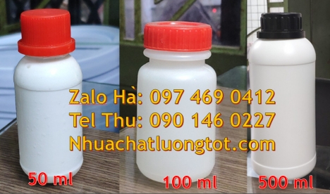 chai nhựa đựng thuốc thủy sản, chai nhựa đựng nông dược, Chai 30ml đựng thuốc sâu, chai 30 ml đựng m