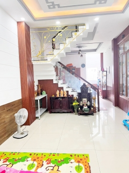 KHU DÂN TRÍ P.THỚI AN Q12 - HXH 6M - 50M RA MT, GẦN UBND QUẬN, 4 TẦNG, GIÁP GÒ VẤP.