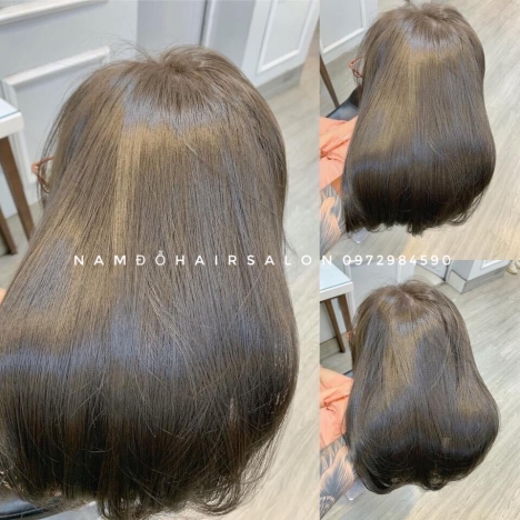 Nhuộm Màu Xanh Rêu Top Salon Làm Đẹp Giá Rẻ Hoài Đức - Nam Đỗ Hair Salon