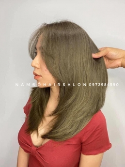 Nhuộm Màu Vàng Rêu Top Salon Làm Đẹp Uy Tín Giá Rẻ Hoài Đức - Nam Đỗ Hair Salon