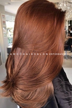 Nhuộm Màu Nâu Đồng Top Salon Làm Đẹp Giá Rẻ Hoài Đức - Nam Đỗ Hair Salon