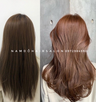 Nhuộm Màu Nâu Rêu Top Salon Làm Đẹp Uy Tín Giá Rẻ Hoài Đức - Nam Đỗ Hair Salon