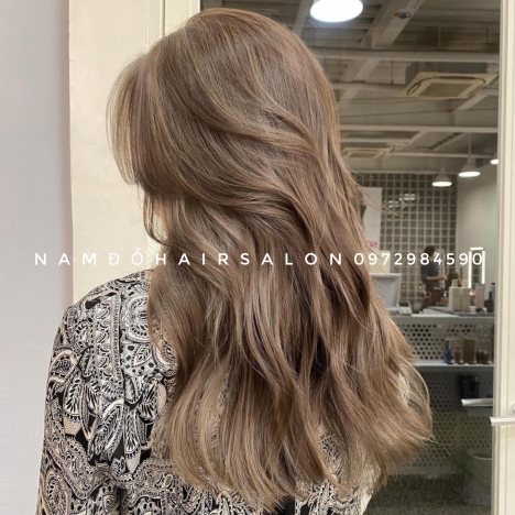 Nhuộm Màu Vàng Lạnh Top Salon Làm Đẹp Giá Rẻ Hoài Đức - Nam Đỗ Hair Salon