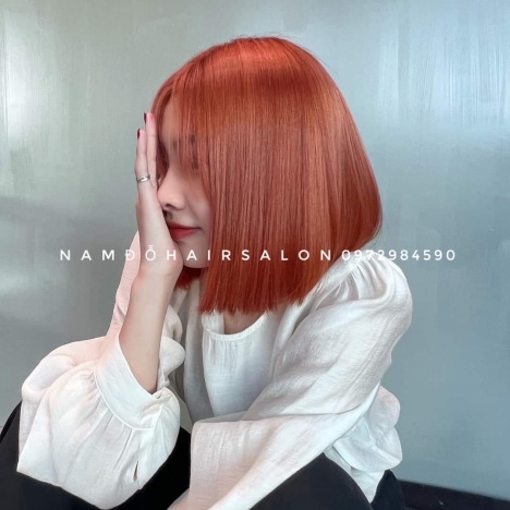 Nhuộm Màu Đồng Đỏ Top Salon Làm Đẹp Giá Rẻ Hoài Đức - Nam Đỗ Hair Salon