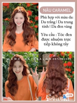 Nhuộm Màu Tím Đen Top Salon Làm Đẹp Giá Rẻ Hoài Đức - Nam Đỗ Hair Salon