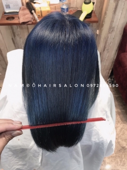 Nhuộm Màu Xanh Đen Top Salon Làm Đẹp Giá Rẻ Hoài Đức - Nam Đỗ Hair Salon