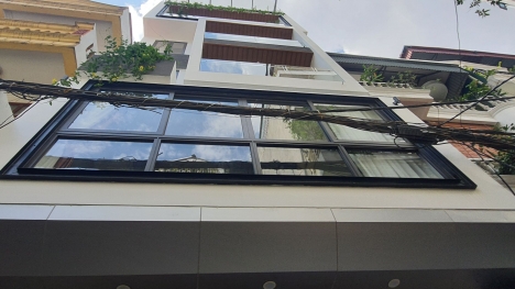 BÁN NHÀ BỒ ĐỀ-GARA 7 CHỖ- THANG MÁY-MẶT PHỐ 15M- 64m2 7 TẦNG MT=6M,  12 TỶ