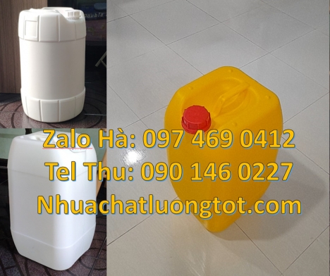 can dẹp 30 lít đựng thuốc thú y giá rẻ, can 20l dày xanh, can 25l xanh Can nhựa 18l đựng mực in, c