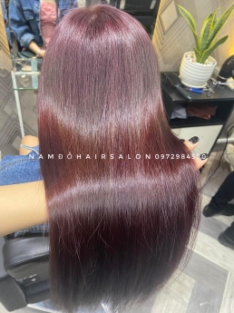 Nhuộm Màu Nâu Đỏ Top Salon Làm Đẹp Giá Rẻ Hoài Đức - Nam Đỗ Hair Salon