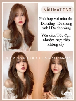Nhuộm Màu Hạt Dẻ Top Salon Làm Đẹp Giá Rẻ Hoài Đức - Nam Đỗ Hair Salon