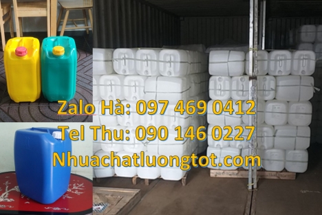 can dẹp 30 lít đựng thuốc thú y giá rẻ, can 20l dày xanh, can 25l xanh Can nhựa 18l đựng mực in, c