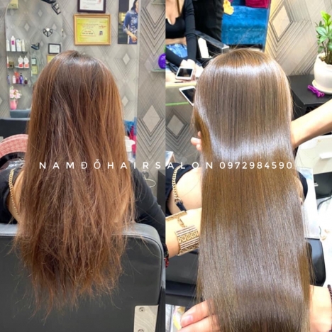 Nhuộm Màu Nâu Rêu Top Salon Làm Đẹp Uy Tín Giá Rẻ Hoài Đức - Nam Đỗ Hair Salon
