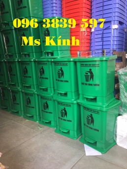 Phân phối thùng rác y tế, thùng rác đạp chân 15 lít, thùng rác y tế 20 lít - 096 3839 597 Ms Kính
