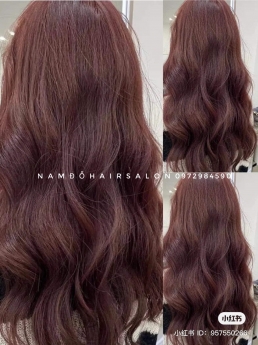 Nhuộm Màu Tím Đỏ Top Salon Làm Đẹp Giá Rẻ Hoài Đức - Nam Đỗ Hair Salon