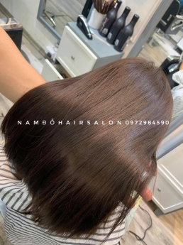 Nhuộm Màu Nâu Hồng Top Salon Làm Đẹp Giá Rẻ Hoài Đức - Nam Đỗ Hair Salon