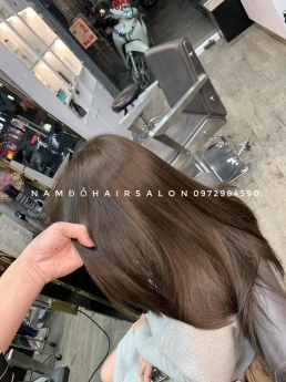 Nhuộm Màu Nâu Trầm Top Salon Làm Đẹp Uy Tín Giá Rẻ Hoài Đức - Nam Đỗ Hair Salon
