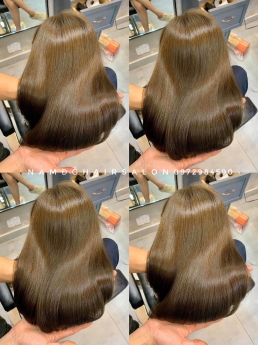 Nhuộm Màu Xanh Rêu Top Salon Làm Đẹp Giá Rẻ Hoài Đức - Nam Đỗ Hair Salon