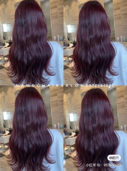 Nhuộm Màu Tím Đỏ Top Salon Làm Đẹp Giá Rẻ Hoài Đức - Nam Đỗ Hair Salon