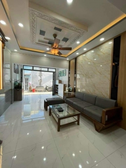 BÁN NHÀ HUỲNH TẤN PHÁT, ĐƯỜNG 6M,  Ô TÔ ĐẬU TRƯỚC CỬA, GIÁ CHỈ 4,X TỶ