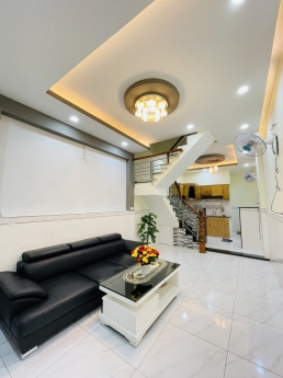 Nhà bán,vị trí vip HXH, nhà siêu phẩm lung linh, Huỳnh Văn Nghệ,P12,GV