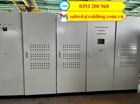 Gia công tủ điện bằng sắt sơn tĩnh điện