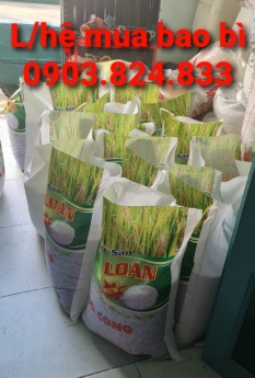 Nơi Bán Bao Đựng Gạo Đặc Sản đài loan gò công 10kg, 25kg