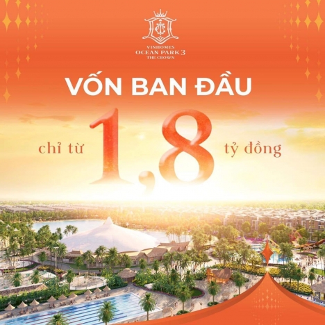 Chỉ còn 5 xuất mua GIÁ ƯU ĐÃI NHẤT từ CĐT VINHOMES OCEAN PARK 3 - The Crown