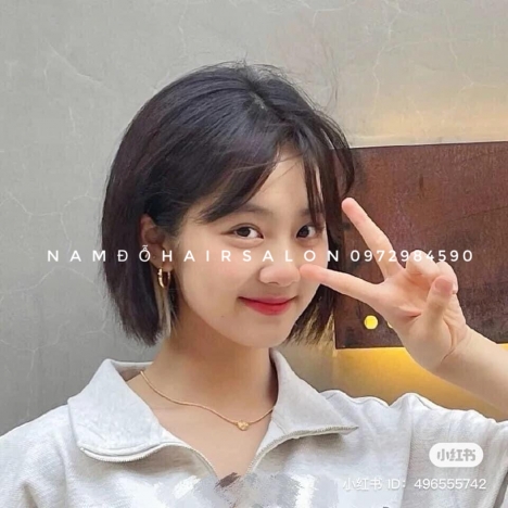 Làm Tóc Ngang Vuông Top Salon Uốn Cụp Phồng Đẹp Uy Tín Giá Rẻ Hoài Đức - Nam Đỗ Hair Salon