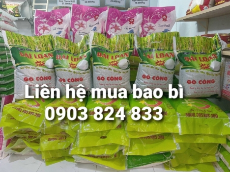 Nơi Bán Bao Đựng Gạo Đặc Sản đài loan gò công 10kg, 25kg