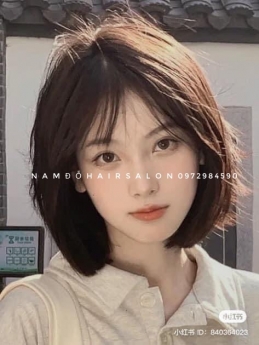 Làm Tóc Ngang Vai Top Salon Uốn Cụp Đẹp Uy Tín Giá Rẻ Hoài Đức - Nam Đỗ Hair Salon