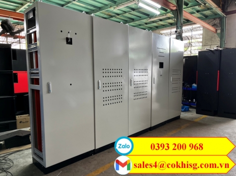 Gia công tủ điện bằng sắt sơn tĩnh điện