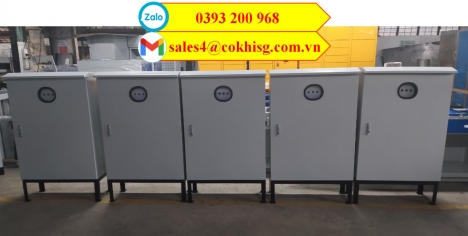 Gia công tủ điện bằng sắt sơn tĩnh điện