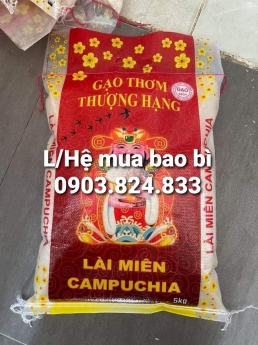 Nơi Bán Bao Đựng Gạo Lài Miên Campuchia Thơm Thượng Hạng bao 5kg,10kg, 25kg