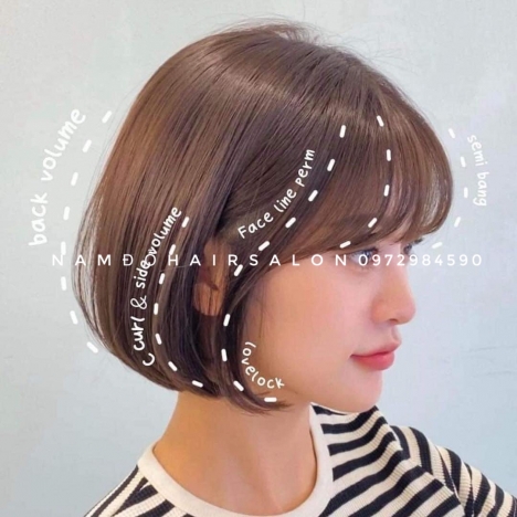 Làm Tóc Ngang Vai Top Salon Uốn Tóc Đẹp Uy Tín Giá Rẻ Hoài Đức - Nam Đỗ Hair Salon