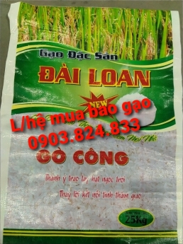 Nơi Bán Bao Đựng Gạo Đặc Sản đài loan gò công 10kg, 25kg