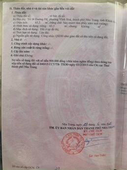 Bán Nhanh Nhà Cách Biển Phạm Văn Đồng 20m. Ngang 6,08m. Đường Hẽm Gần 4m.