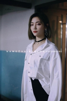 Làm Tóc Ngắn Top Salon Uốn Cụp Phồng Đẹp Giá Rẻ Hoài Đức - Nam Đỗ Hair Salon