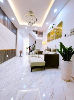 CHỈ 6.45 TỶ SỞ HỮU SIÊU PHẨM 4 PN, NHÀ MỚI XÂY DỰNG  - NỘI THẤT SANG CHẢNH - HXH - BÌNH THẠNH