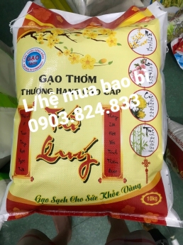 nơi bán bao đóng gạo tứ quý 10kg, 25kg