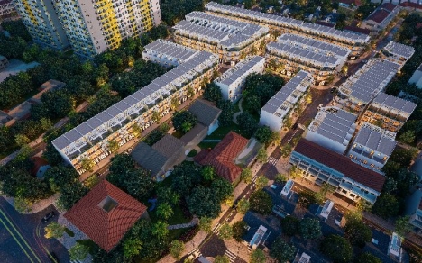 NHÀ PHỐ THƯƠNG MẠI TRONG KHU ĐÔ THỊ PHỨC HỢP ĐẦU TIÊN TẠI DĨ AN
