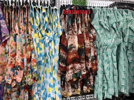 BÁN ÁO VOAN KIỂU CUT OUT XUẤT KHẨU DƯ CHO SHOP ONLINE