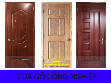 Cửa gỗ hdf veneer giá tốt - Cửa gỗ Kingdoor