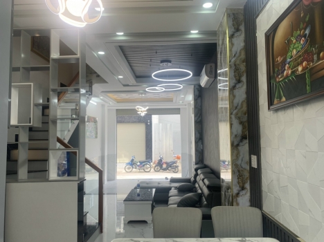 BÁN NHÀ VIP KHU THE SUN, HUỲNH TẤN PHÁT, NHÀ BÈ, 4M X12,5M, GIÁ CHỈ 6,8 TỶ