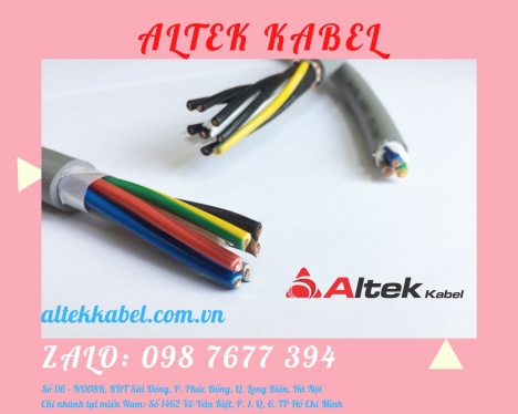 cáp điều khiển 10x1.0 chống nhiễu