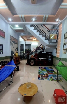 Bán nhà riêng Quận 12- Tô Ký- 86m2- 3 Tầng.Hẻm Xe Hơi đỗ cửa.