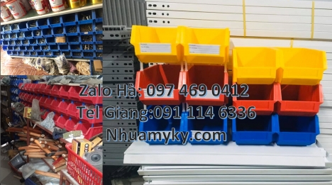 Địa chỉ bán kệ đựng ốc vít, kệ đựng phụ tùng tại xưởng sửa chữa xe máy, khay nhựa giá rẻ Kha