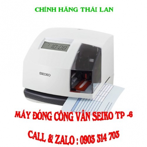 Bán máy đống công văn seiko TP6-Giá Khuyến mại-BH 12 tháng