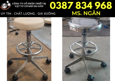 Ghế inox phòng thí nghiệm, trường học